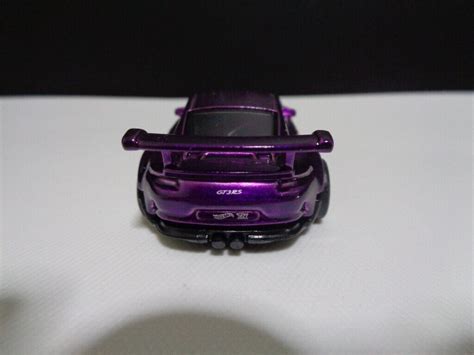 Hot Wheels Super Treasure Hunt Porsche Gt Rs Purple Sth Loose