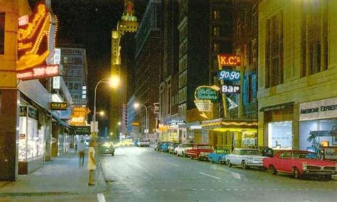 Main St Kc Mo Early 60s Kansas City Downtown Kansas City