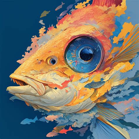 surreal dissolving fish  stock photo public domain pictures