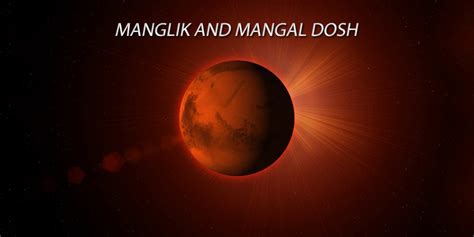 Manglik And Mangal Dosh Dr Dhara Spiritual Experts