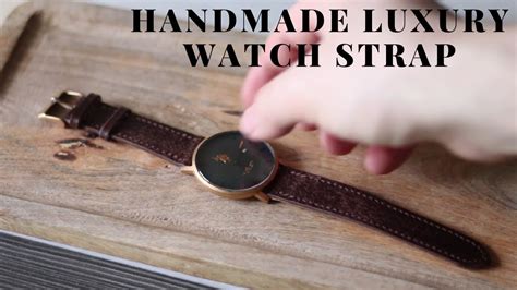 Leather Craft Luxury Handmade Gaucho Leather Watch Strap Jak