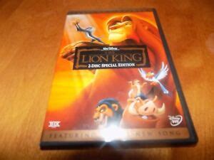 Disney S The Lion King Disc Special Platinum Edition Walt Disney Dvd