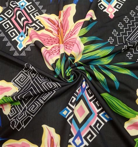 GSM Polyester Spandex Custom Printed Swimwear Bikini Fabric China Textile And