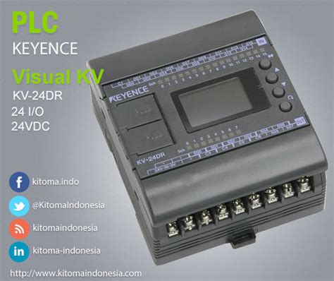 Plc Keyence Kv Dr Base Unit I O Vdc