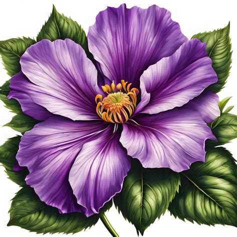 Purple Blossom Flower Illustration Free Stock Photo - Public Domain