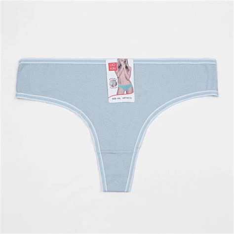 Uokin Women Sexy Cotton Thong Panties Pure Cotton Low Rise Hot Thongs For Adult Girls A