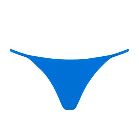 Royal Blue String Brazilian Bikini Bottoms