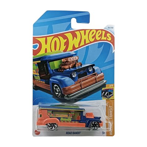 Hot Wheels Road Bandit Bus Biru Orange Fast Transit C Lazada Indonesia