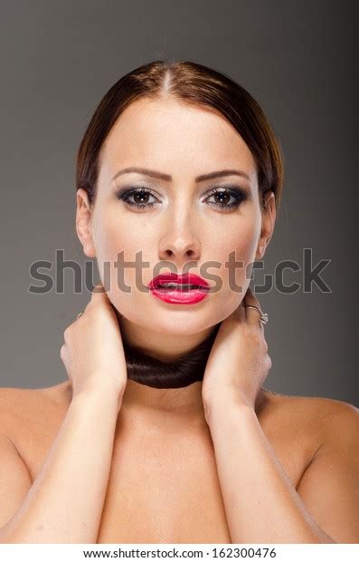 Artistic Nude Portrait Stunning Brunette Her Stock Photo 162300476 Shutterstock