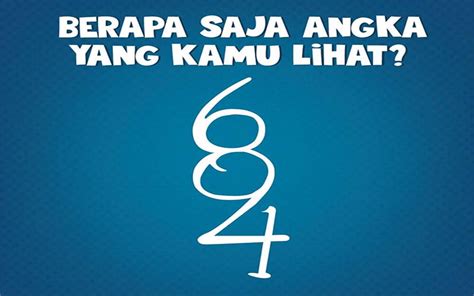 Angka Berapa Yang Bisa Kamu Lihat