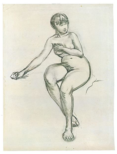 Seated Female Nude Drawing By Vincent Van Gogh Pixels Merch