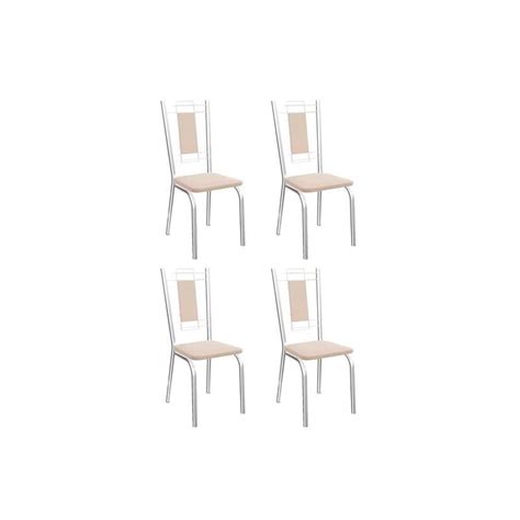 Cadeira Sala De Jantar Floren A C Kit Un Cromado Courano Nude Kappesberg M Veis De