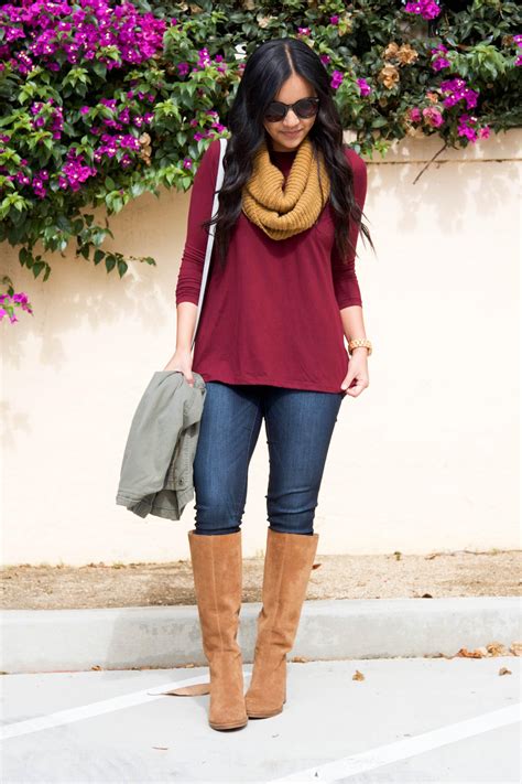 maroon tops for women 6