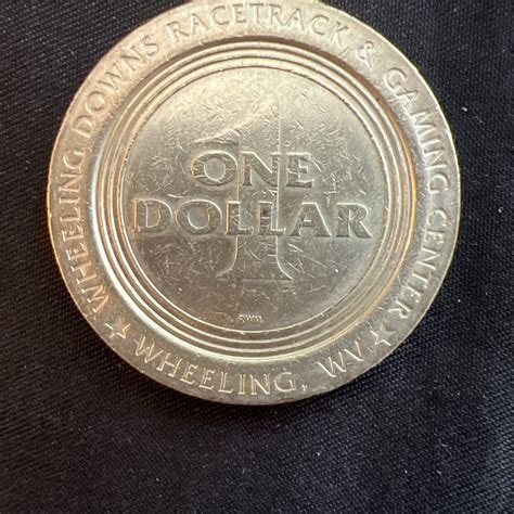 🤩Wheeling Downs Racetrack & Gaming Center $1 Token West Virginia 1999 ...