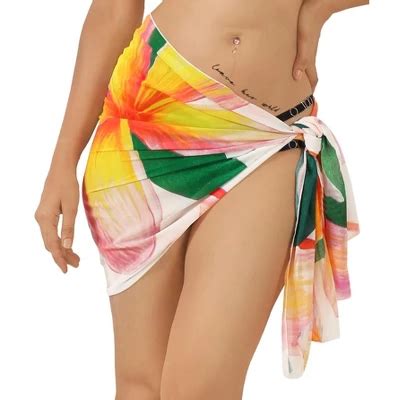 HAPPY BAY Women S Beachwear Summer Bikini Wraps Beach Wrap Sarong Coverups Skirt Swim Cover Up