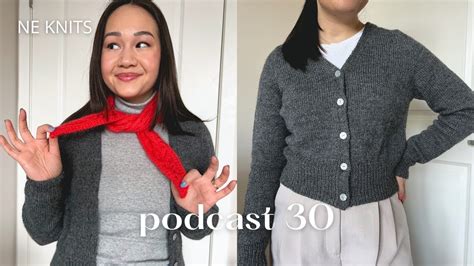 Podcast Finished April Cardigan Brownstone Beanie Sweater