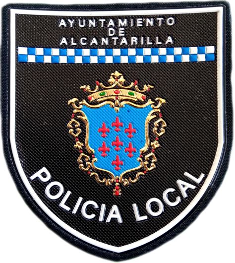 Polic A Local Alcantarilla Parche Insignia Emblema Distintivo