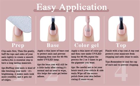 Amazon Larvall Beautpal Nude Gel Polish 10 Pcs All Seasons Skin Tones Gel Nail Polish Nude