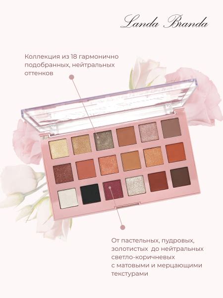 Landa Branda Палетка теней 18 тонов Look Good Naked NEW classic 62 тон купить с доставкой по