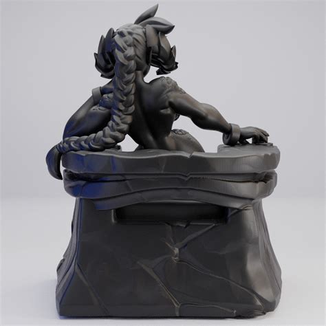 Hot Goblin 黒竜の少女 ミニチュア ホットゴブリン ドラゴンボーン 玉座