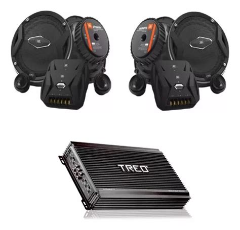 Paquete Jbl 2 Set De Medios Gto609c Amplificador Dynamic4 Meses Sin