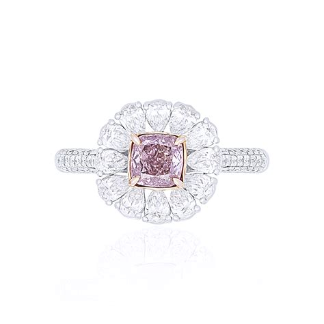 18ct White and Rose Gold Diamond Ring | JC Jewellery