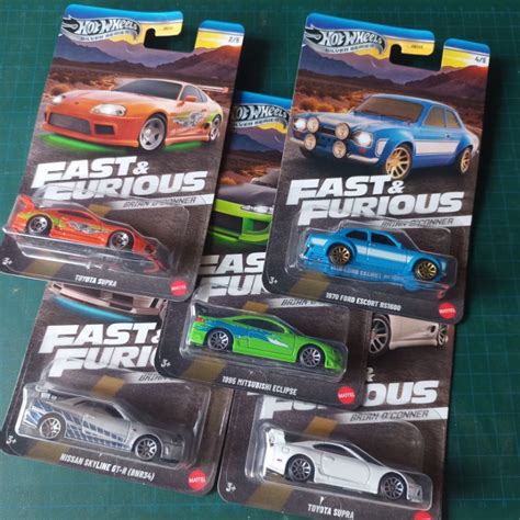 Hot Wheels Fast And Furious Brian O Conner Full Hot Item Shopee Philippines