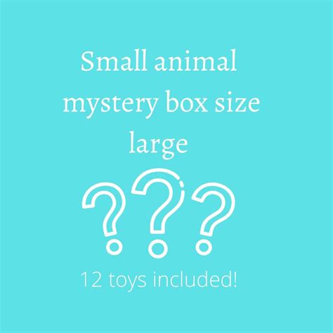 small animal mystery box size large small animal mystery box perfect