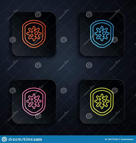 Two Color Immune System Vector Icon From Human Body Parts Concept