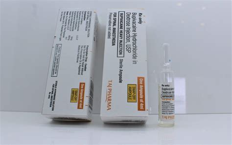 Bupivacaine Hydrochloride With Dextrose Injection USP 0 5