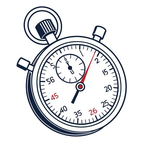 Stopwatch Illustration Time Measurement Tool 60849736 Vector Art at