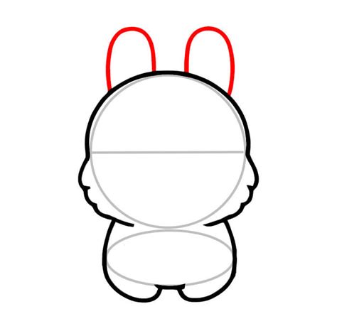 how to draw a small rabbit