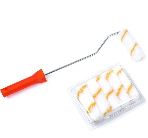 Paint Roller With Sleeves Paint Roller Kit Long Handle Small Size