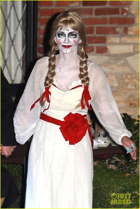 Courteney Cox Dolls Up as 'Annabelle' for Halloween with Fiance Johnny ...