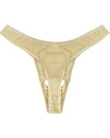 Iiniim Men S Crotchless G String Bikini Underwear Enhancer Thong Lift O Ring Panties Black One