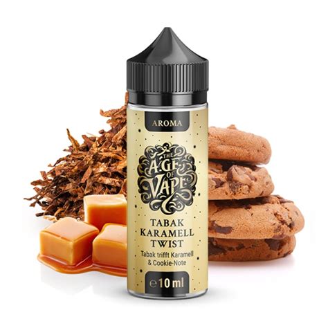 The Age of Vape Tabak Karamell Twist Longfill Aroma 10 ml für 120 ml