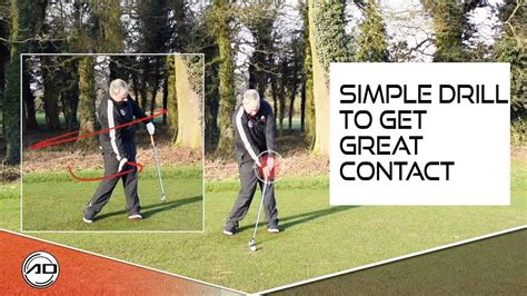 Golf Simple Drill To Get Great Contact Youtube