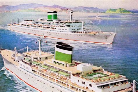 See old cruise ships & ocean vacations from the '30s through the '60s ...