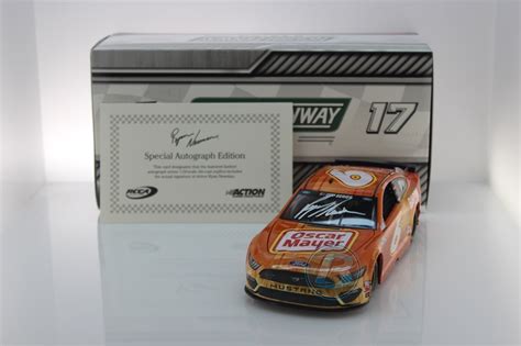 Ryan Newman Autographed 2020 Oscar Mayer Bacon 124 Nascar Diecast
