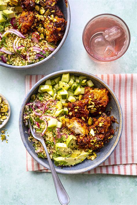 Harissa Honey Chicken Bowl Donal Skehan Eat Live Go