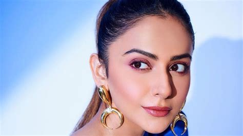 Rakul Preet Singh Glamorous Hot Photos In Blue Dress Web
