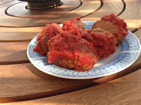 Traditional Soutzoukakia Recipe Greek Baked Meatballs In Tomato Sauce Recipe Recipes