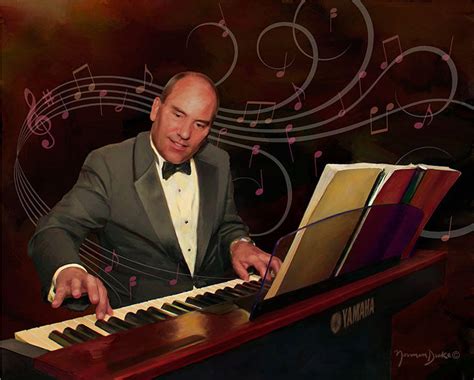 The Piano Man Painting By Norman Drake Fine Art America