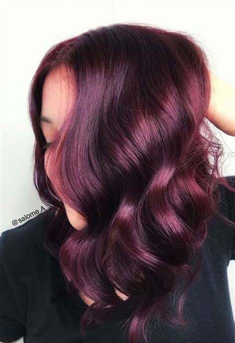 50 Posh Plum Hair Color Ideas