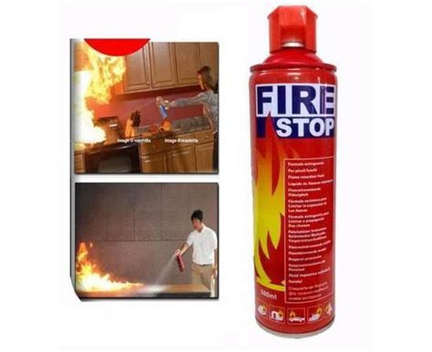 Fire Stop Spray 500 Ml Portable Fire Extinguisher Can Stop Fire Safety