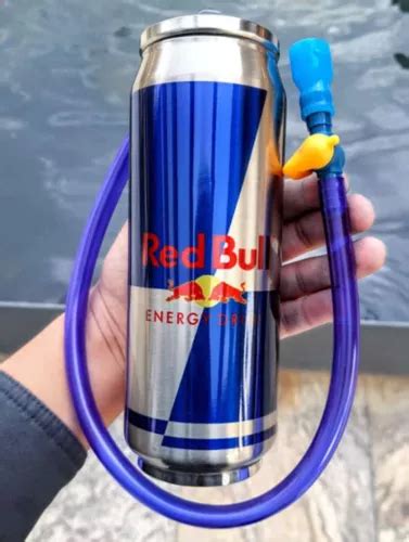 Termo Red Bull Racing 600ml Con Manguera Chupón Y Válvula Meses Sin