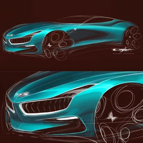 BMW Sketch ️🚘♥️ #BMW #bmwsketch #carsketch #cardesign #idraw # ...