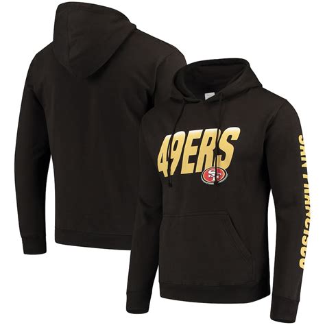san francisco ers black team logo pullover hoodie