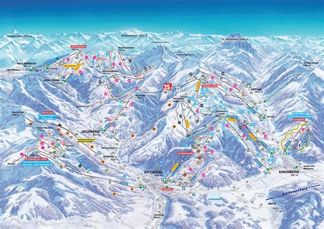 kitzbuhel piste map jski