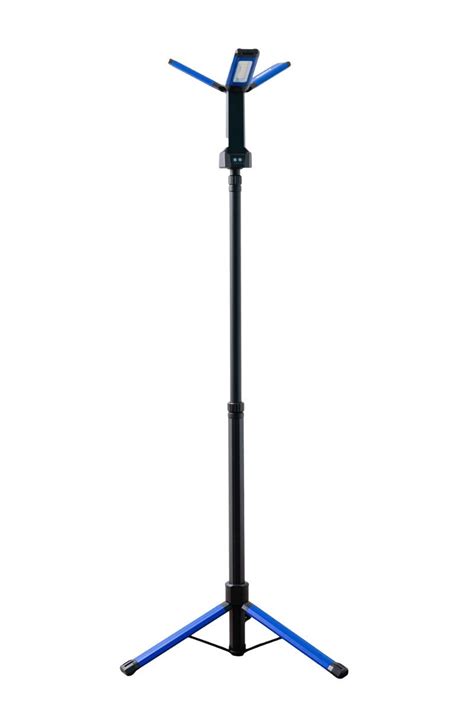 kings portable lithium led tripod light orange white light modes